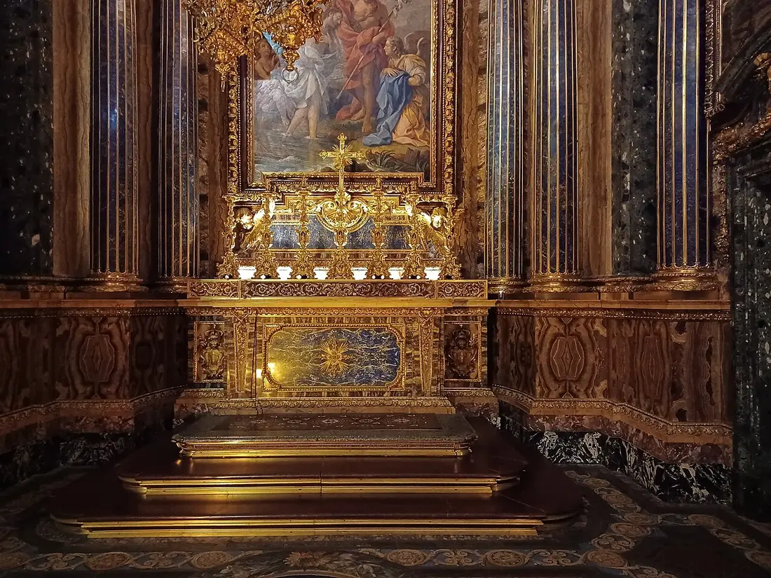 Altar da Capela de São João Baptista, na Igreja de São Roque